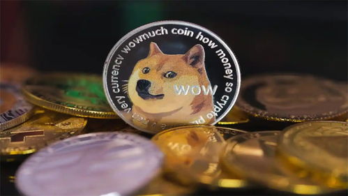 A vibrant illustration of Dogecoin mining in action, capturing the community's energetic spirit